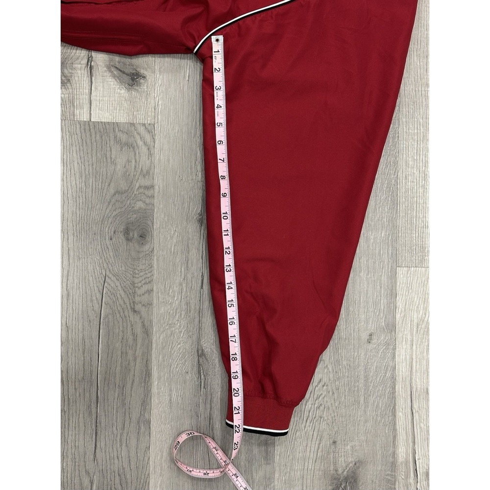 Arkansas Razorbacks Red Pullover Windbreaker Large Colosseum Athletics NCAA - Picture 7 of 8